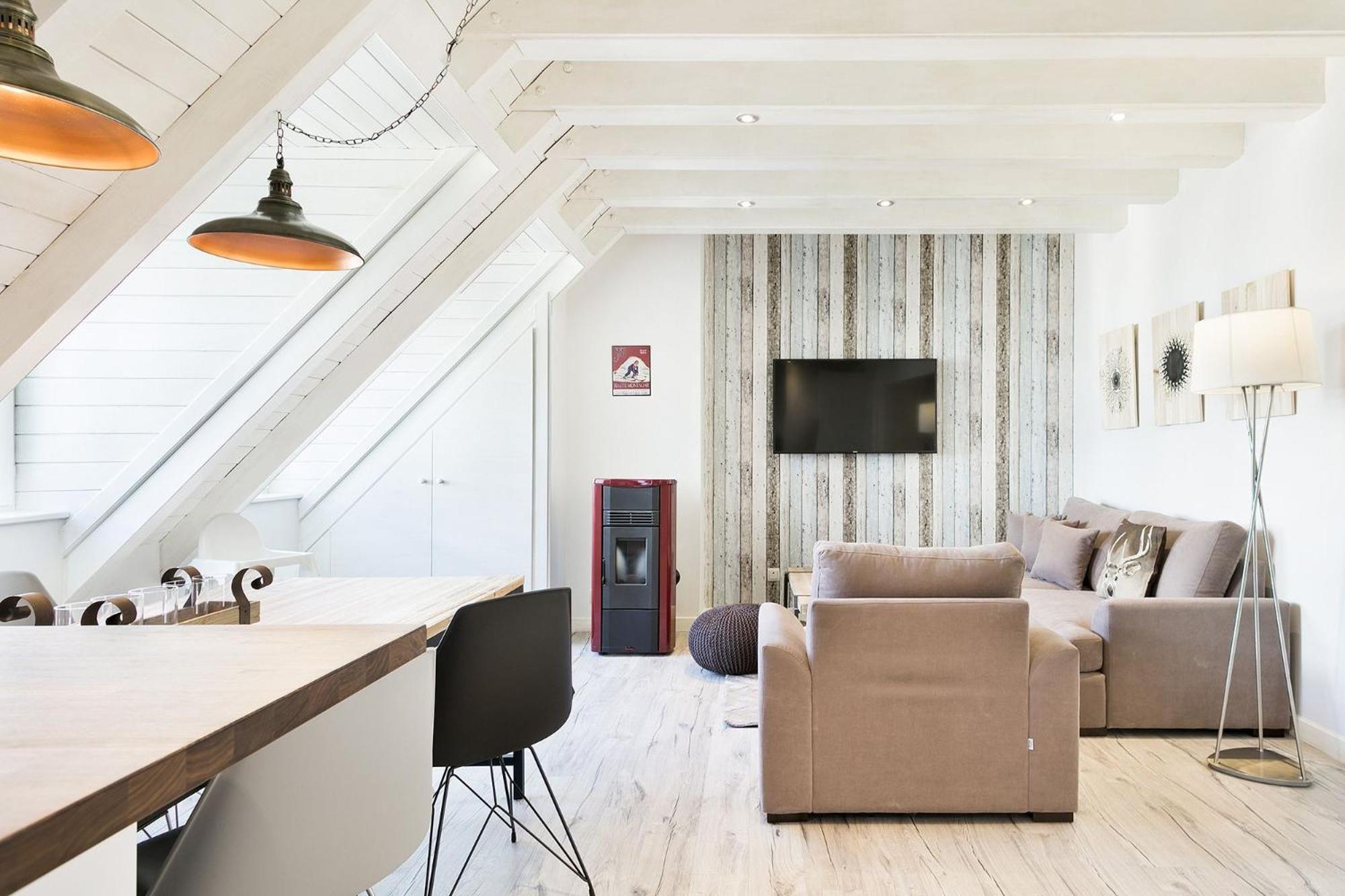 Luderna - Duplex Sant Miqueu Lägenhet Vielha Exteriör bild
