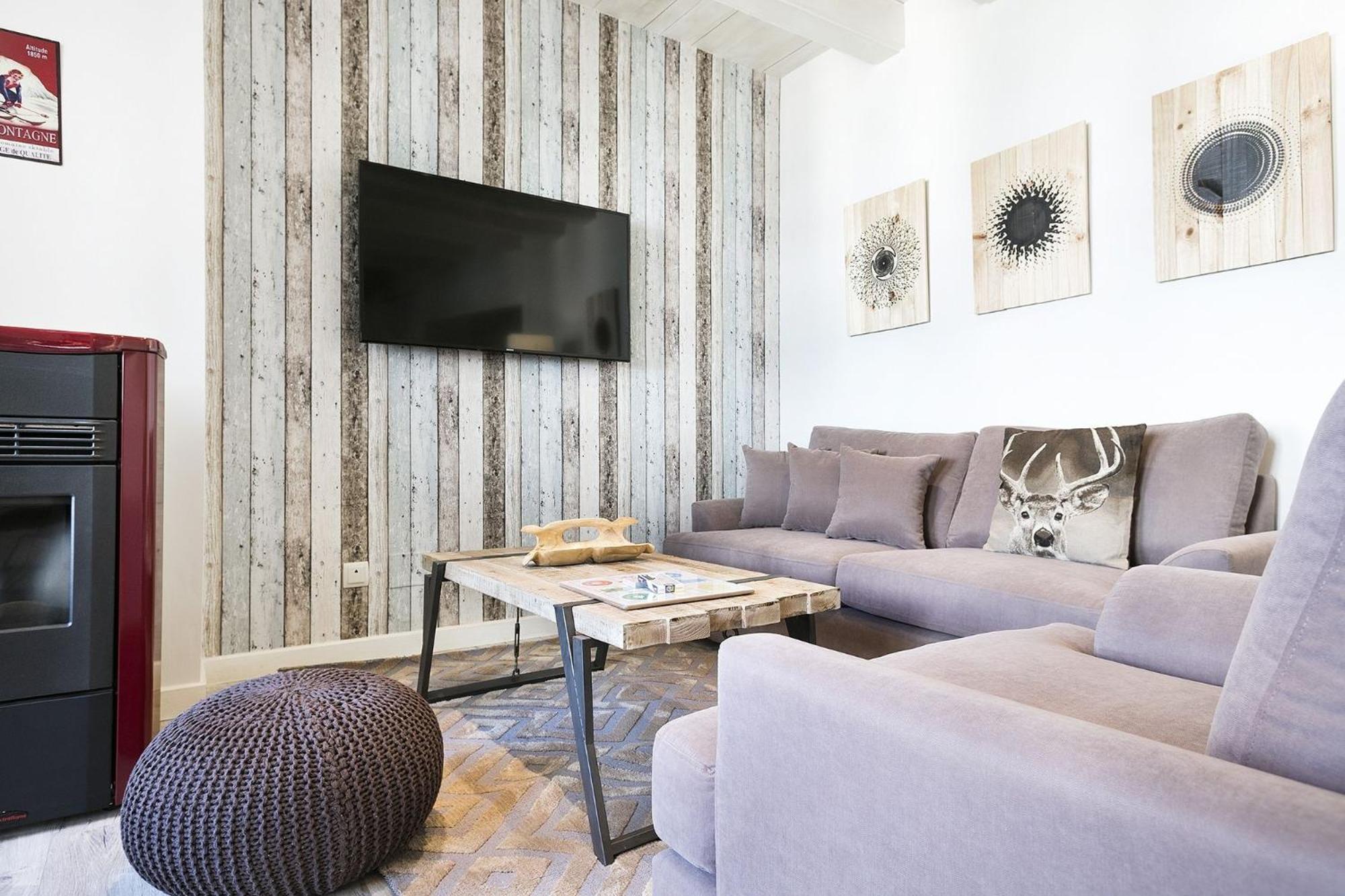 Luderna - Duplex Sant Miqueu Lägenhet Vielha Exteriör bild
