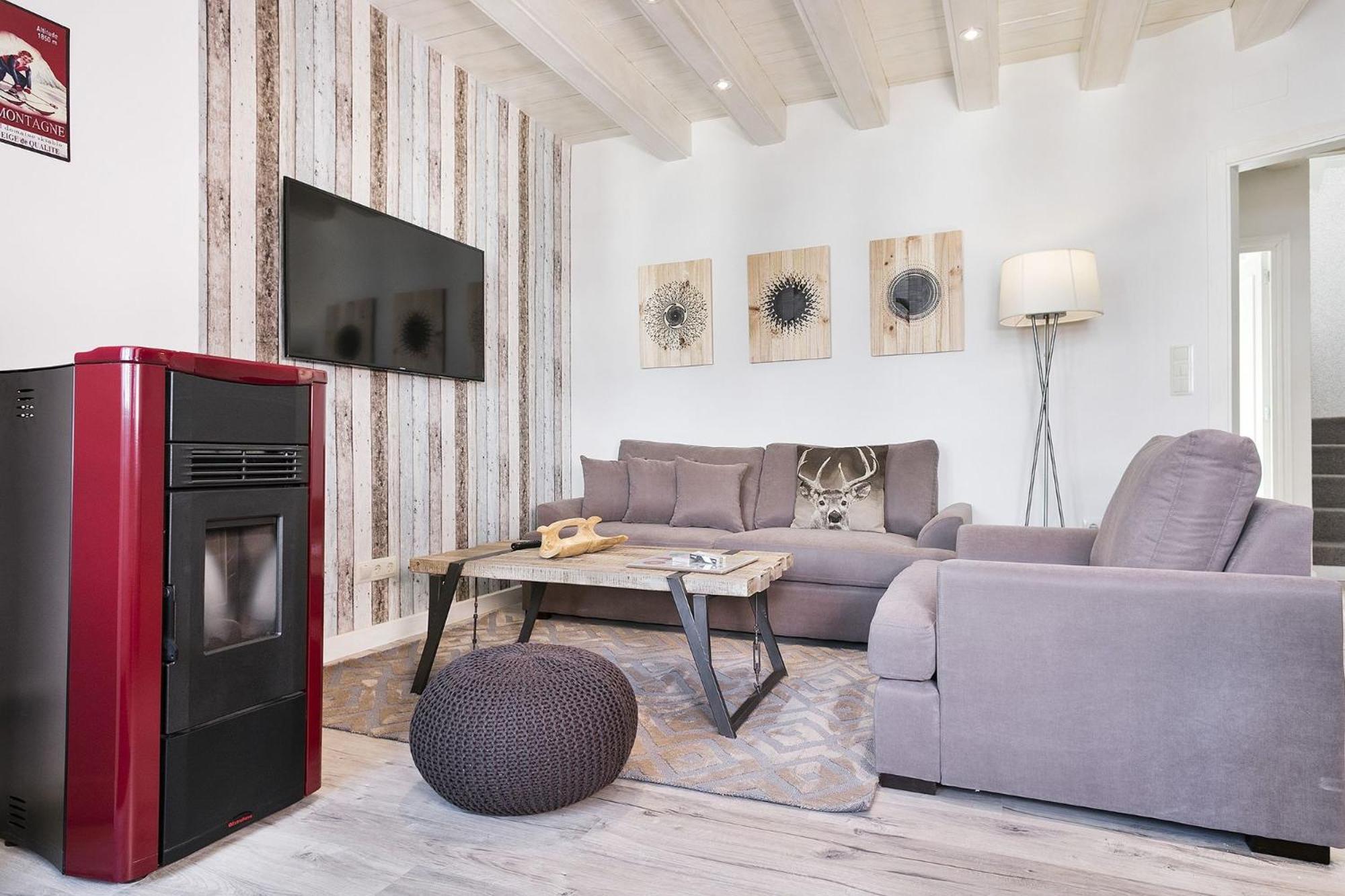 Luderna - Duplex Sant Miqueu Lägenhet Vielha Exteriör bild